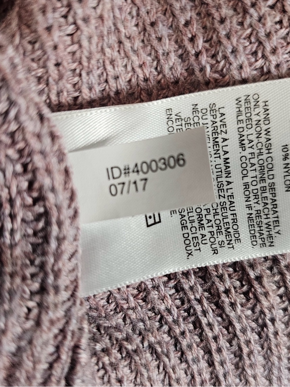 Express Ruffle Sleeve Open Front Cardigan Sweater Mauve Pink XS - Picture 8 of 10